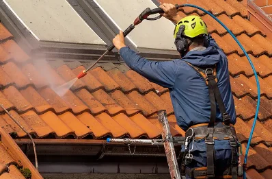 Démoussage et hydrofuge de toiture à Trouillas
